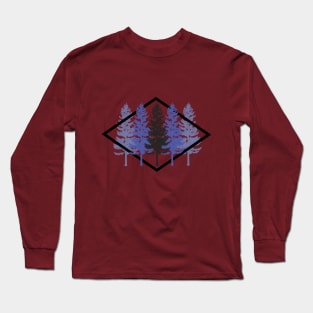 Outdoor Tree Gradients Long Sleeve T-Shirt